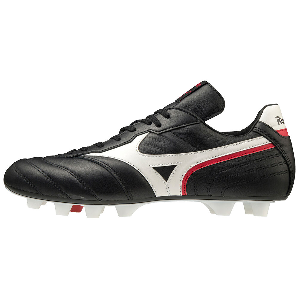 Tacos de Futbol Mizuno Morelia Zero Japan Para Hombre Negros/Blancos/Rojos 5978612-YU